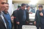 بازدید مشترک روئسای ادارات دامپزشکی، جهاد کشاورزی، تعزیرات حکومتی و کارشناسان قرارگاه امنیت غذایی از واحدهای عرضه فراورده های خام دامی در کاشمر